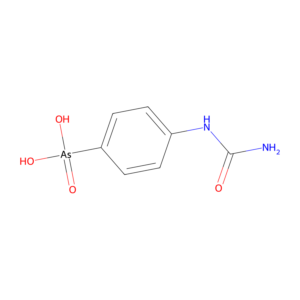 Carbarsone molecular structure, CAS 121-59-5