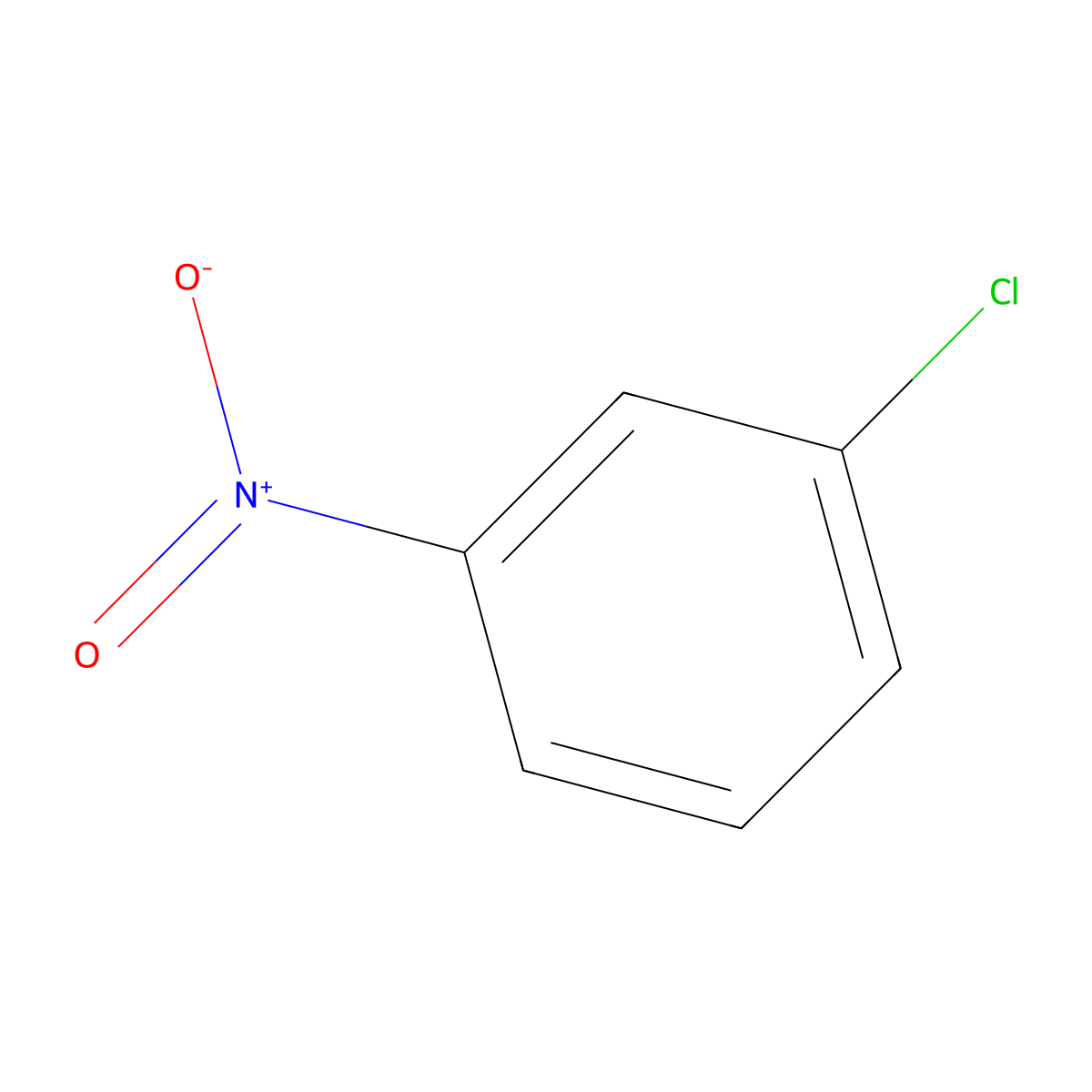 1-Chloro-3-nitrobenzene molecular structure, CAS 121-73-3