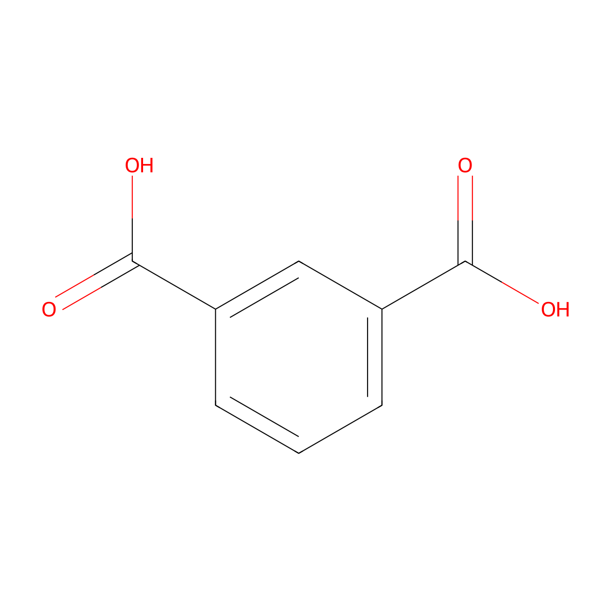 Isophthalic Acid molecular structure, CAS 121-91-5