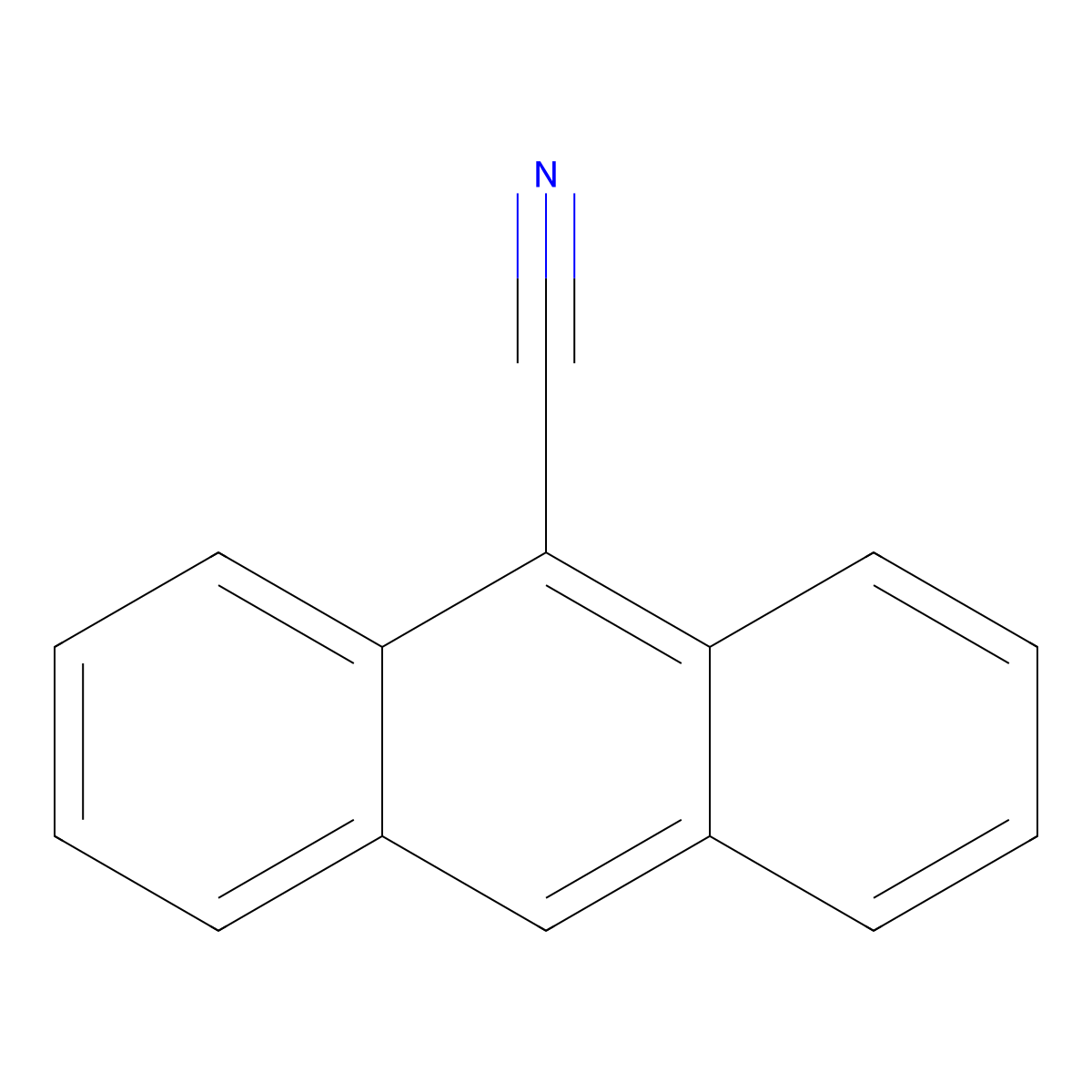9-Cyanoanthracene molecular structure, CAS 1210-12-4