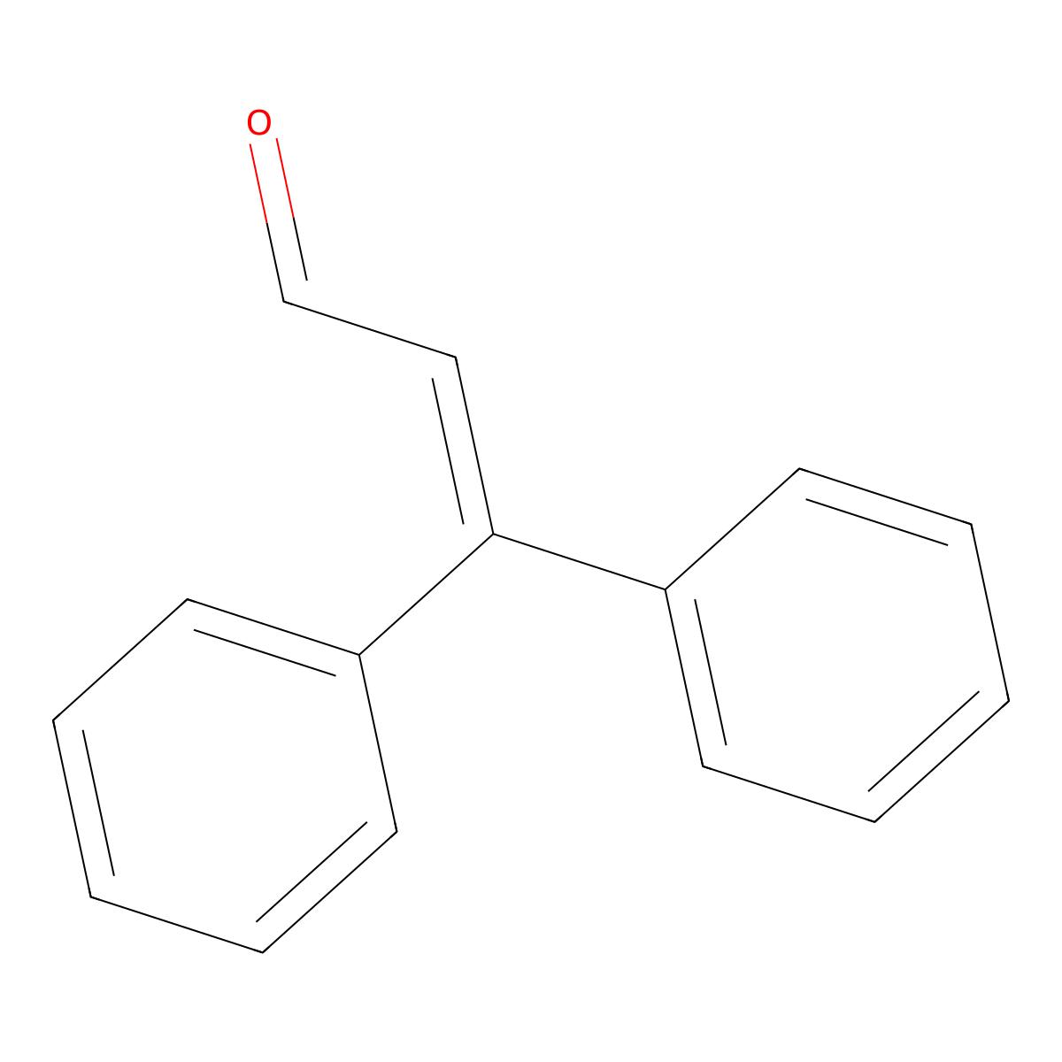 3,3-Diphenylacrolein molecular structure, CAS 1210-39-5