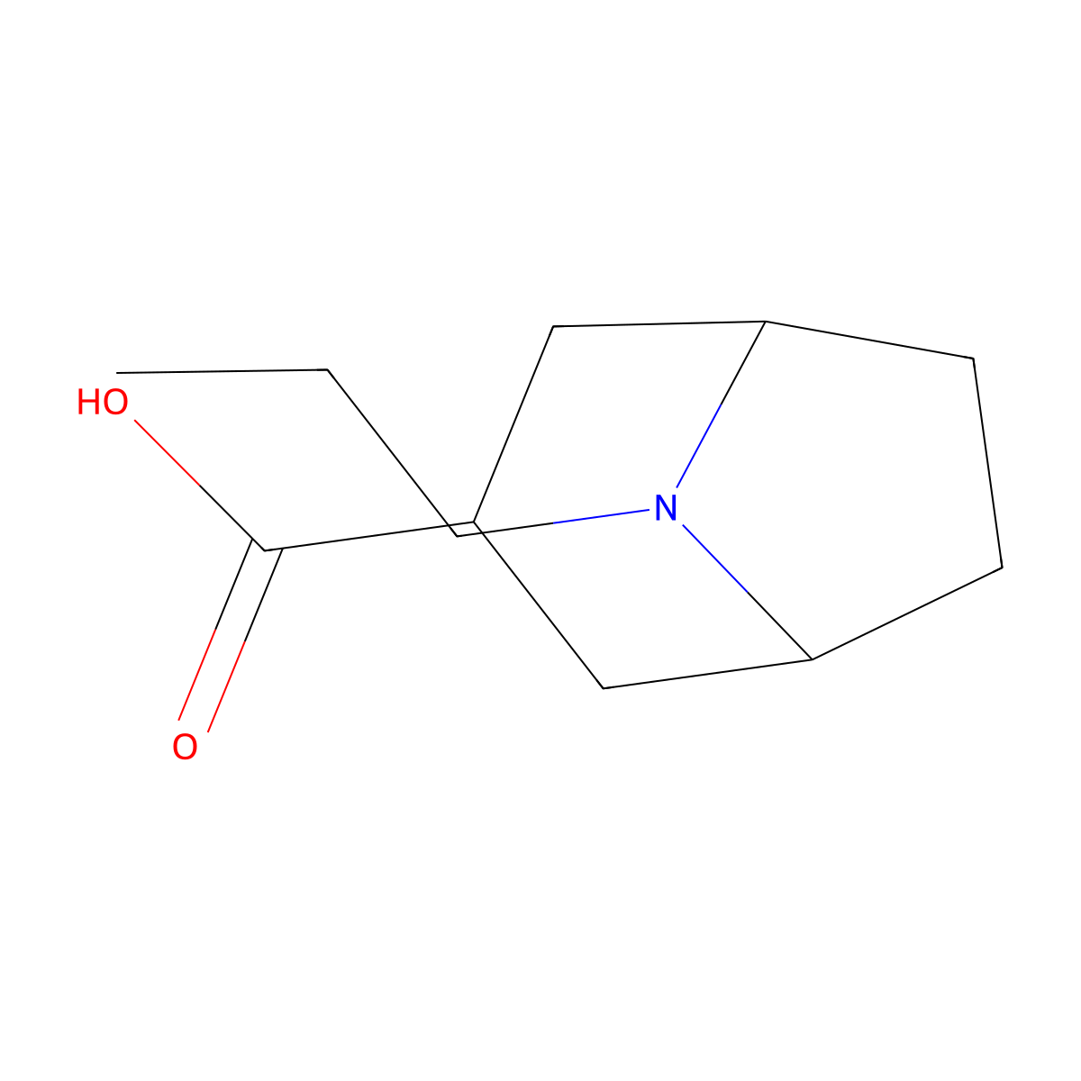 8-Propyl-8-azabicyclo[3.2.1]octane-3-carboxylic acid molecular structure, CAS 1210142-40-7