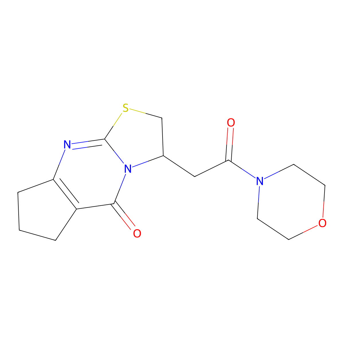12-[2-(Morpholin-4-yl)-2-oxoethyl]-10-thia-1,8-diazatricyclo[7.3.0.0^{3,7}]dodeca-3(7),8-dien-2-one molecular structure, CAS 1210183-73-5
