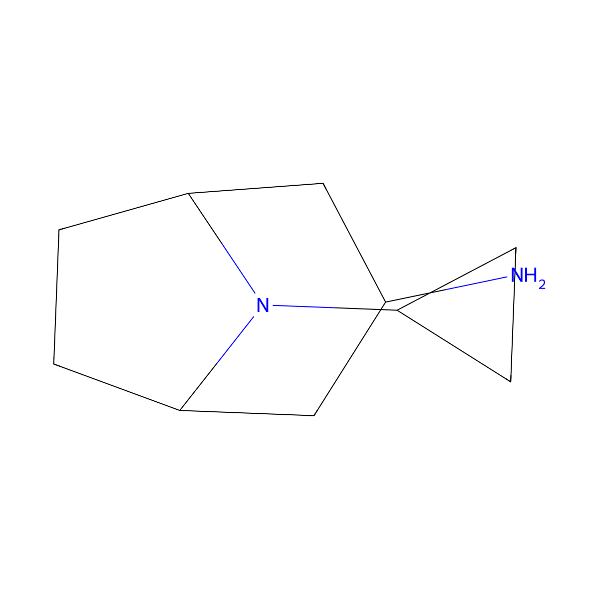 8-Cyclopropyl-8-azabicyclo[3.2.1]octan-3-amine molecular structure, CAS 1210204-95-7