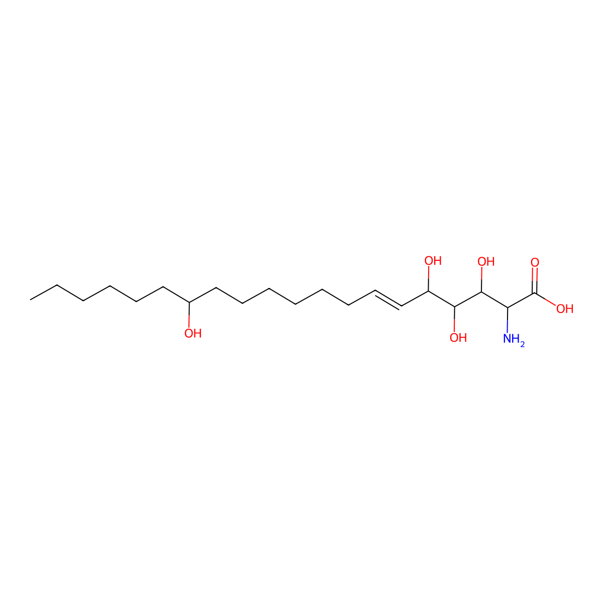 Sphingofungin B molecular structure, CAS 121025-45-4