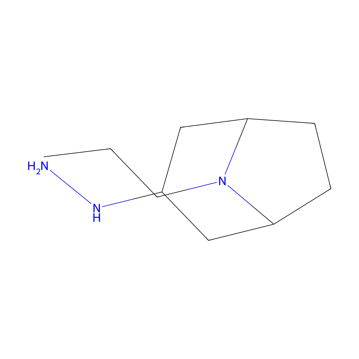 3-Hydrazinyl-8-propyl-8-azabicyclo[3.2.1]octane molecular structure, CAS 1210270-32-8
