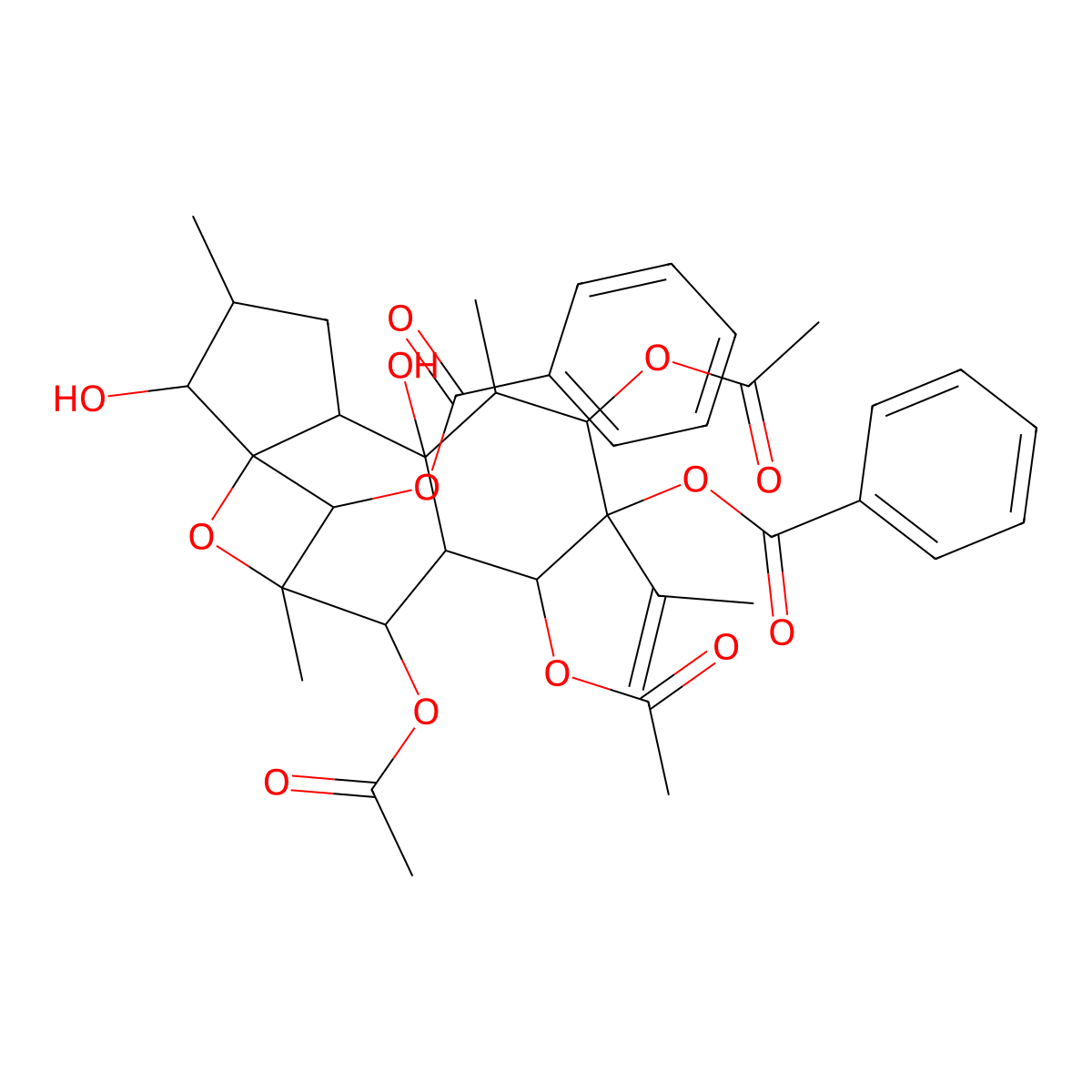 [(1R,2S,3S,5S,6R,7R,8S,9S,10R,11S,12S,13R,15R)-8,10,12-triacetyloxy-9-benzoyloxy-2,6-dihydroxy-3,7,13-trimethyl-9-prop-1-en-2-yl-14-oxatetracyclo[11.1.1.01,5.06,11]pentadecan-15-yl] benzoate molecular structure, CAS 1210299-29-8