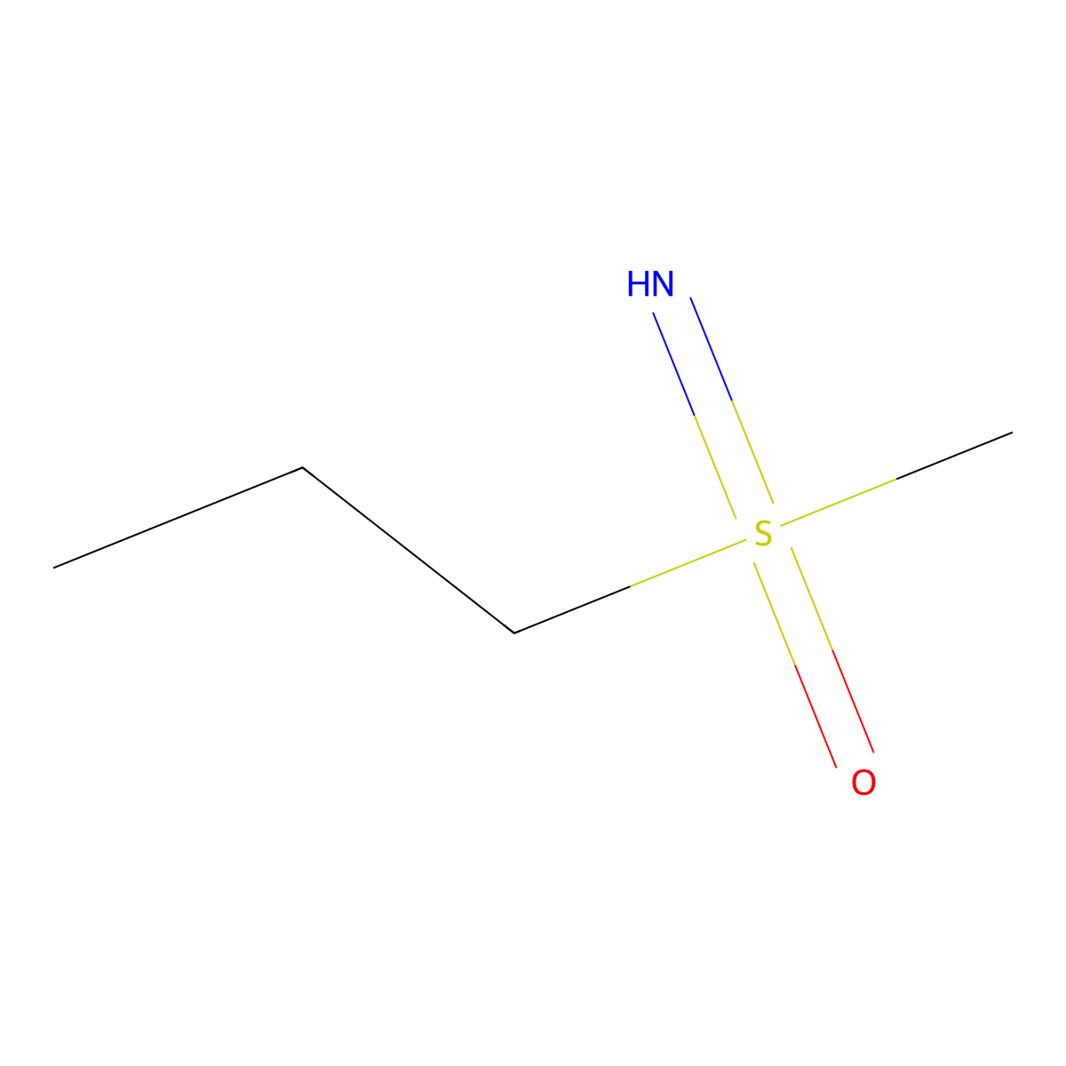 Imino(methyl)(propyl)-l6-sulfanone molecular structure, CAS 121034-31-9