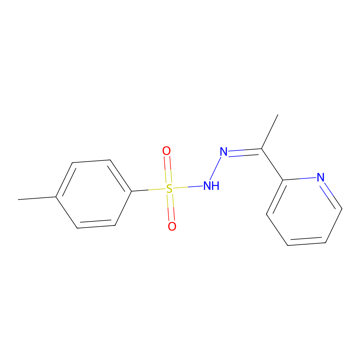 2-Acetylpyridine p-toluensulfonylhydrazone molecular structure, CAS 121034-60-4