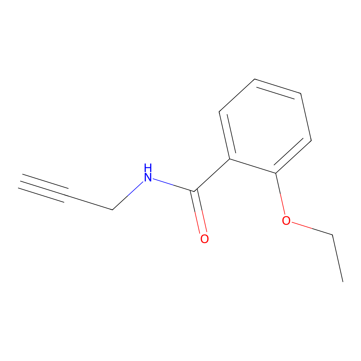 2-Ethoxy-N-2-propyn-1-ylbenzamide molecular structure, CAS 1210444-66-8