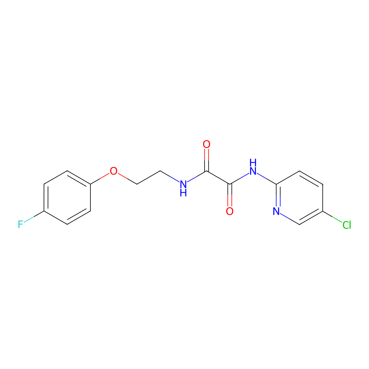 N1-(5-chloropyridin-2-yl)-N2-(2-(4-fluorophenoxy)ethyl)oxalamide molecular structure, CAS 1210455-76-7