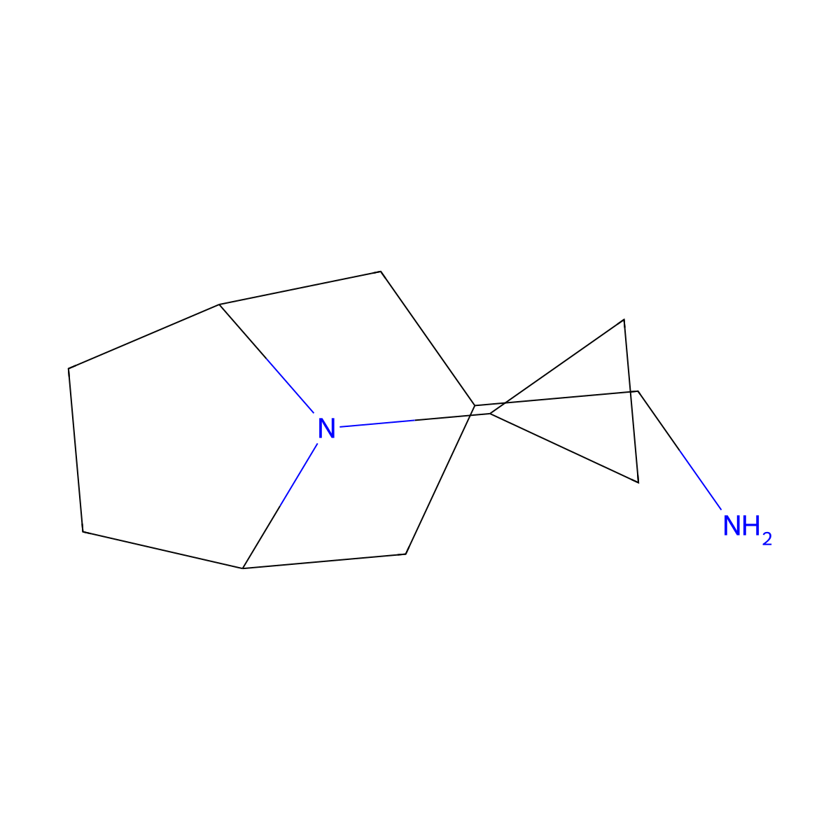 {8-Cyclopropyl-8-azabicyclo[3.2.1]octan-3-yl}methanamine molecular structure, CAS 1210483-54-7