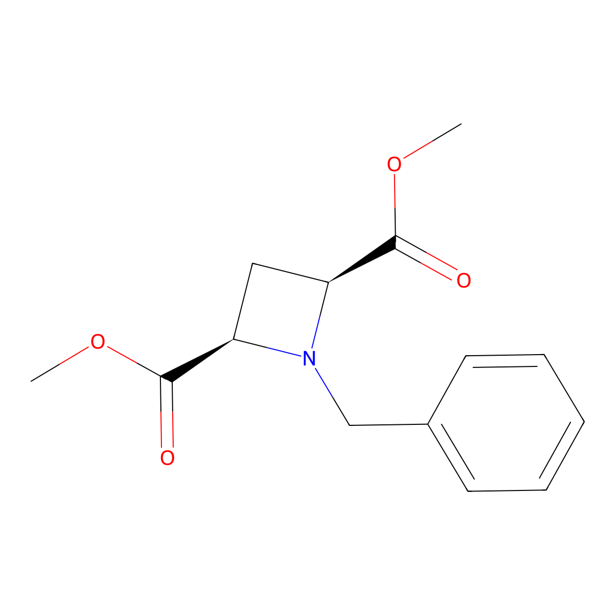 cis-1-Benzyl-azetidine-2,4-dicarboxylic acid dimethyl ester molecular structure, CAS 121049-90-9