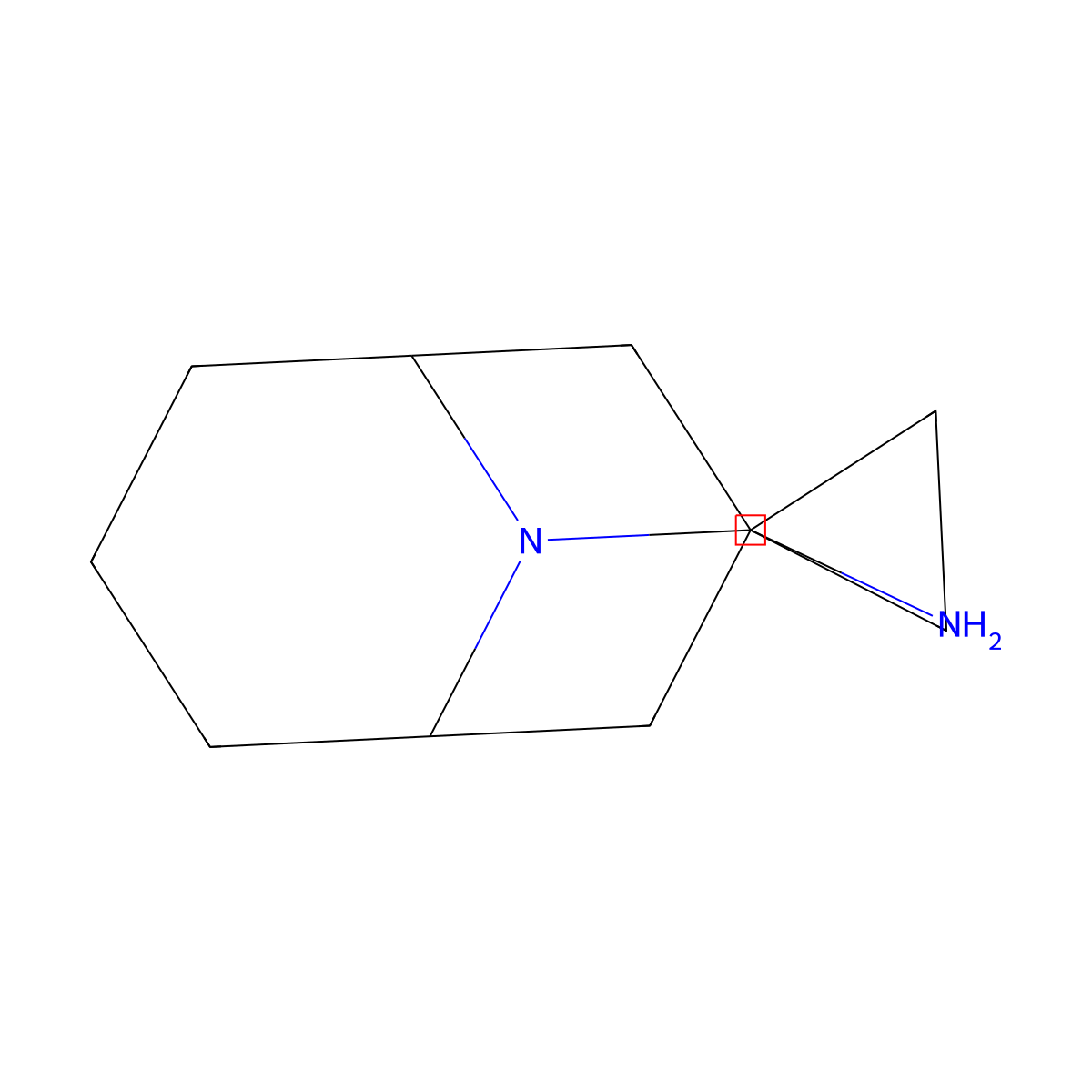 9-Cyclopropyl-9-azabicyclo[3.3.1]nonan-3-amine molecular structure, CAS 1210659-07-6