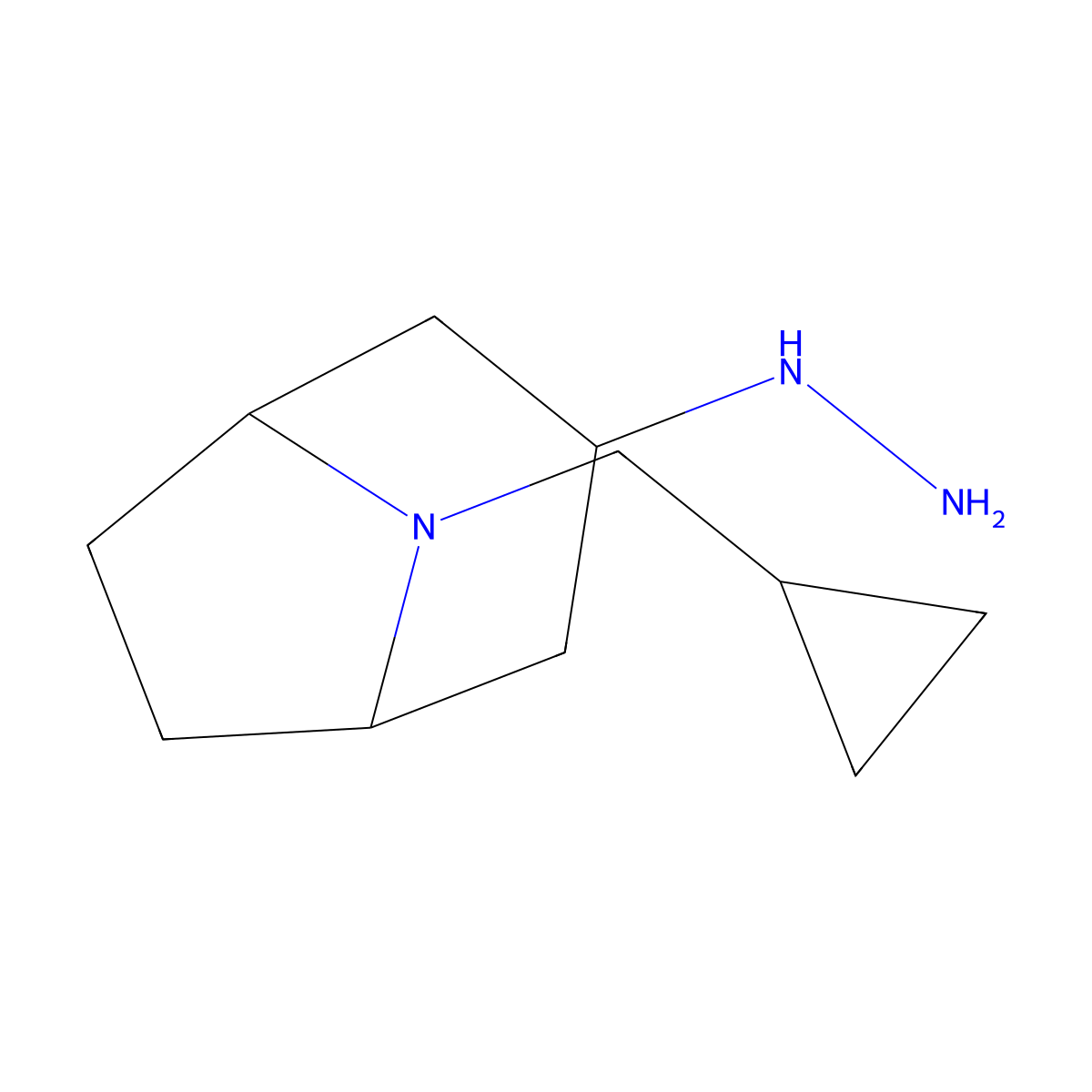 8-(Cyclopropylmethyl)-3-hydrazinyl-8-azabicyclo[3.2.1]octane molecular structure, CAS 1210708-48-7