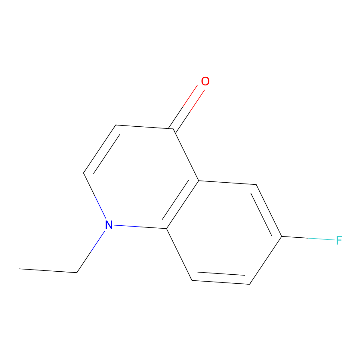 1-Ethyl-6-fluoroquinolin-4(1H)-one molecular structure, CAS 1210718-46-9
