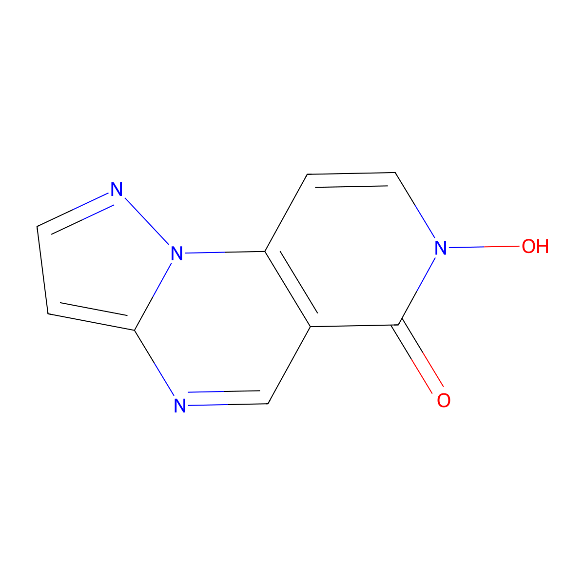 7-hydroxypyrazolo[1,5-a]pyrido[3,4-e]pyrimidin-6(7H)-one molecular structure, CAS 1210768-40-3