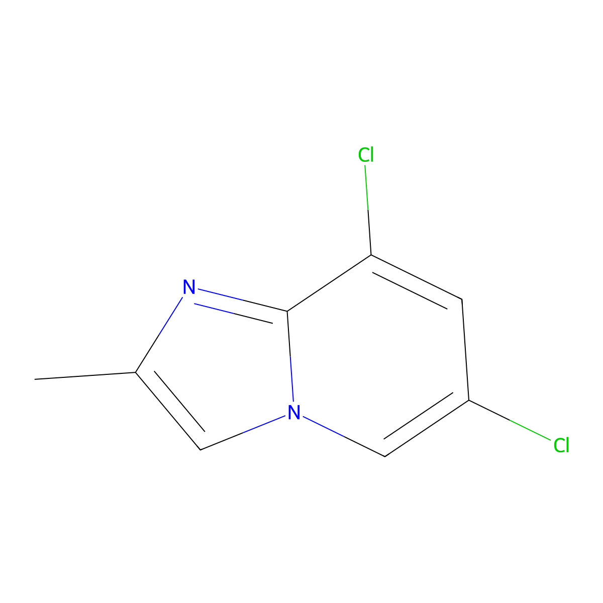 6,8-Dichloro-2-methylimidazo[1,2-a]pyridine molecular structure, CAS 121082-25-5