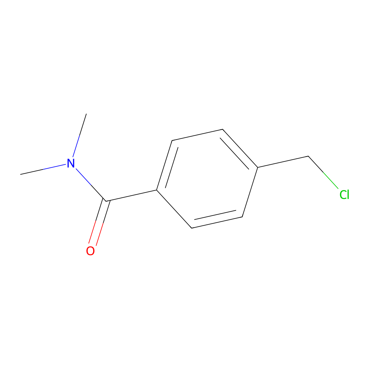 4-(chloromethyl)-N,N-dimethylbenzamide molecular structure, CAS 121083-51-0