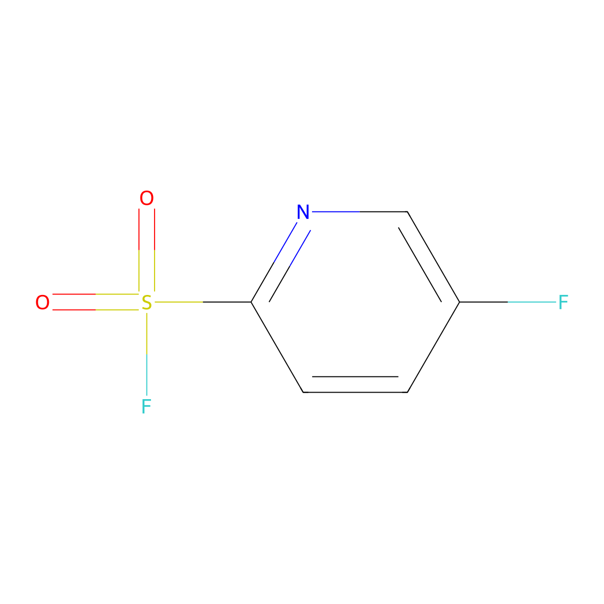 5-Fluoropyridine-2-sulfonyl fluoride molecular structure, CAS 1210867-93-8