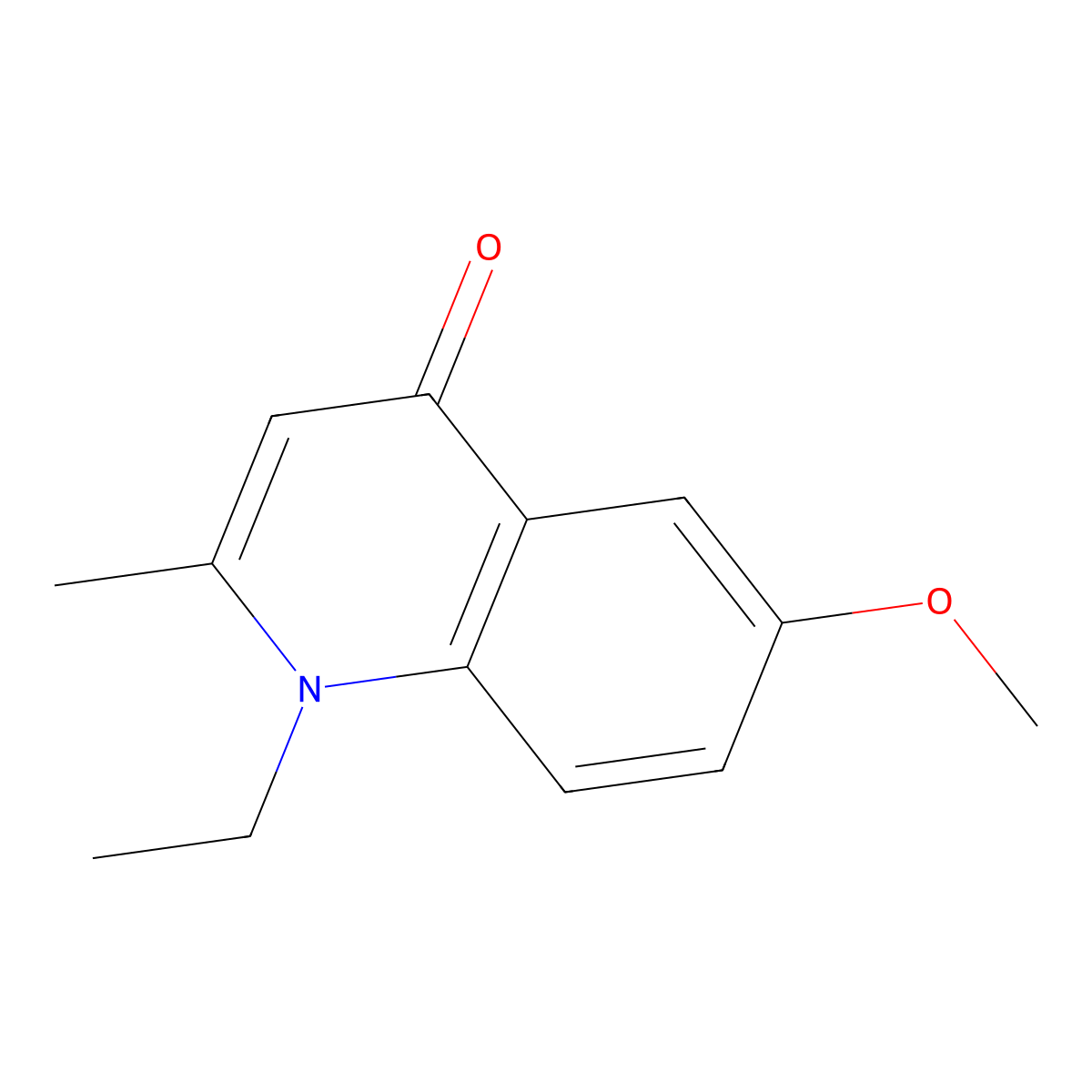 1-Ethyl-6-methoxy-2-methylquinolin-4(1H)-one molecular structure, CAS 1210897-43-0