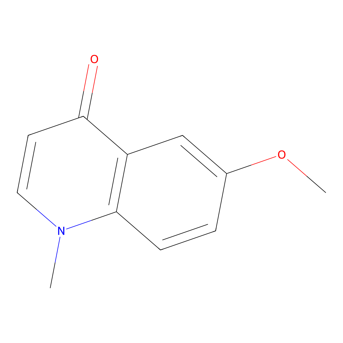 6-methoxy-1-methylquinolin-4(1H)-one molecular structure, CAS 1210898-48-8
