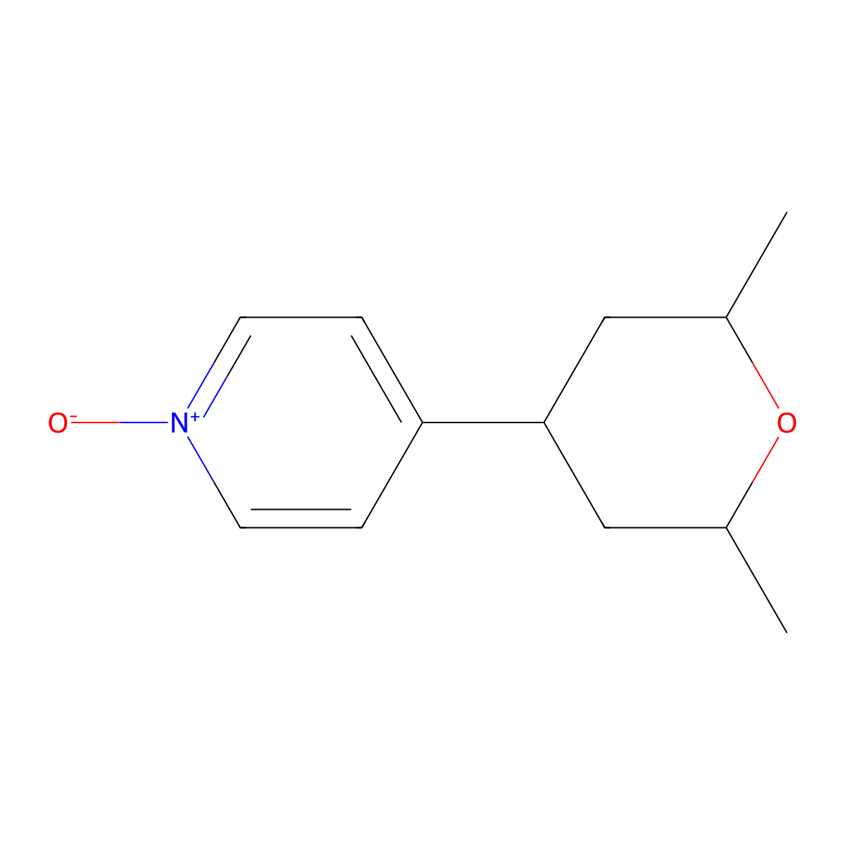 4-(2,6-Dimethyl-tetrahydro-pyran-4-yl)-pyridine 1-oxide molecular structure, CAS 1210911-04-8