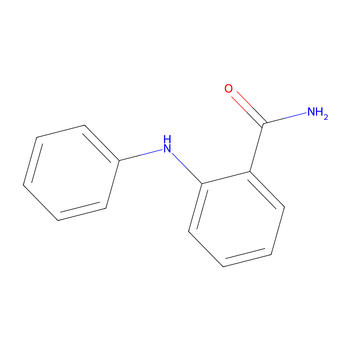 2-(Phenylamino)Benzamide molecular structure, CAS 1211-19-4