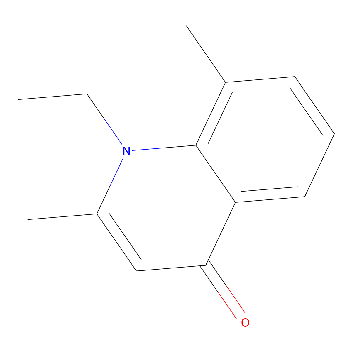 1-Ethyl-2,8-dimethylquinolin-4(1H)-one molecular structure, CAS 1211116-77-6