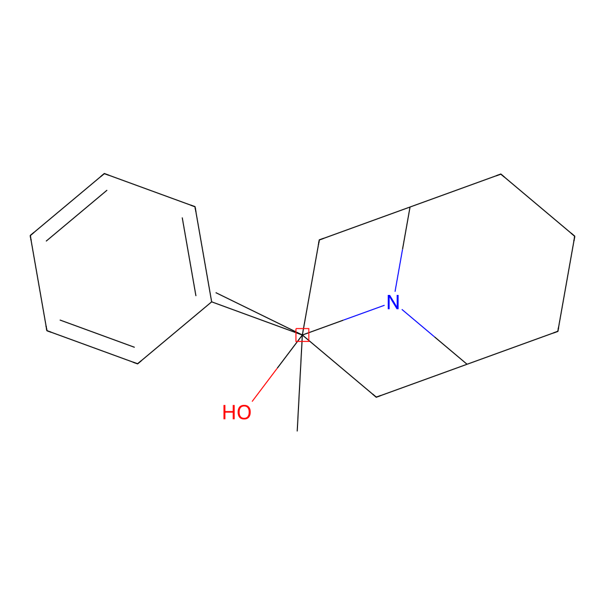 3-Phenyl-9-(propan-2-yl)-9-azabicyclo[3.3.1]nonan-3-ol molecular structure, CAS 1211158-75-6