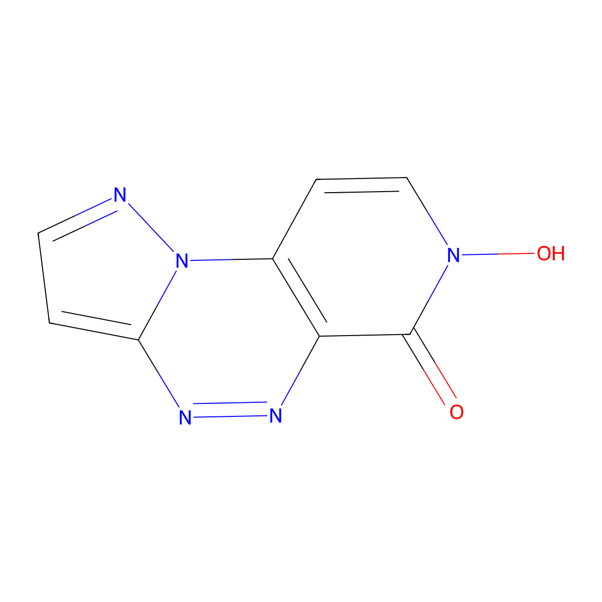 7-hydroxypyrazolo[5,1-c]pyrido[4,3-e][1,2,4]triazin-6(7H)-one molecular structure, CAS 1211170-88-5