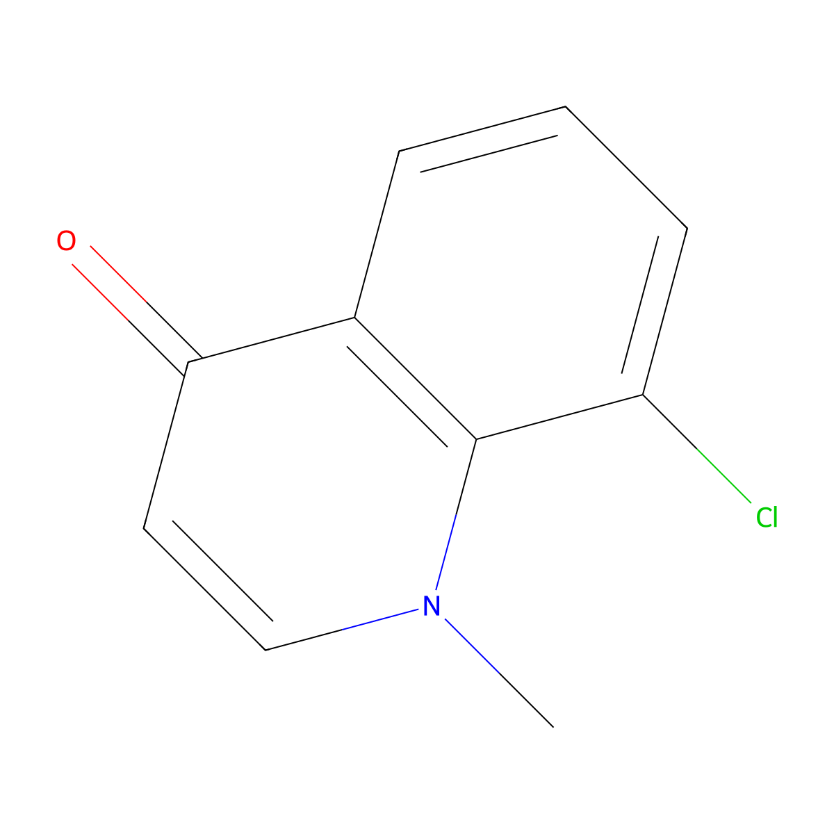 8-Chloro-1-methylquinolin-4(1H)-one molecular structure, CAS 1211184-18-7