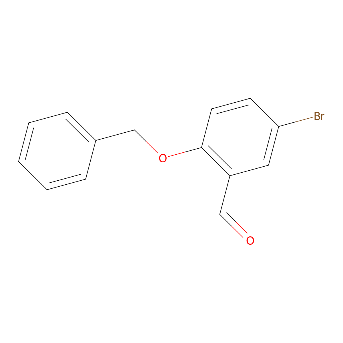 2-(Benzyloxy)-5-bromobenzaldehyde molecular structure, CAS 121124-94-5
