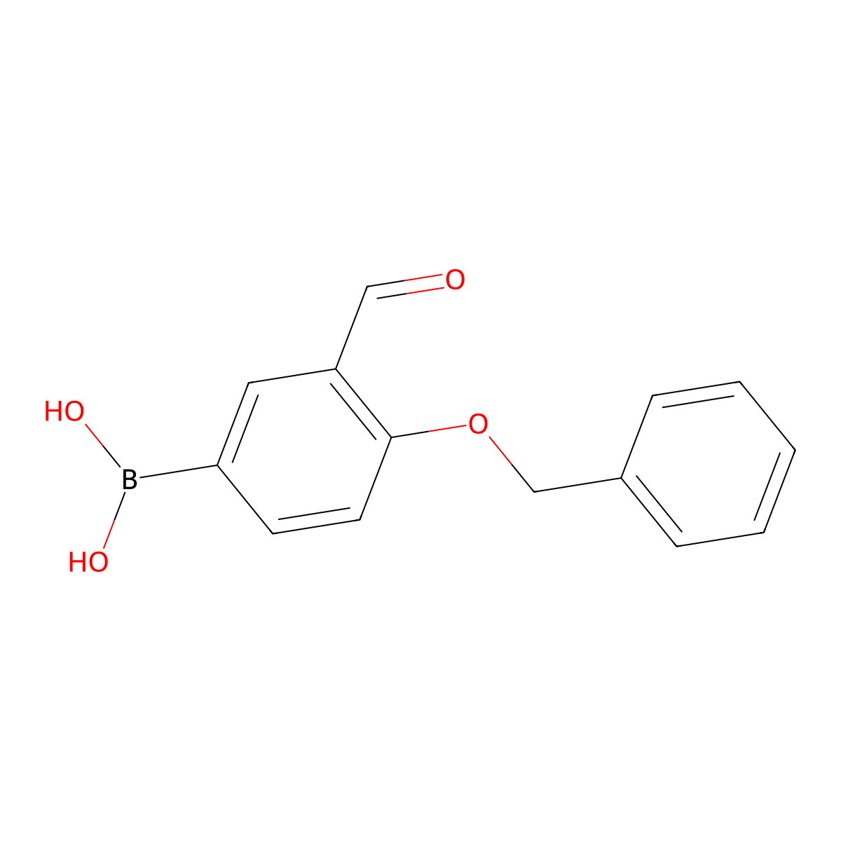 (4-(Benzyloxy)-3-formylphenyl)boronic acid molecular structure, CAS 121124-98-9