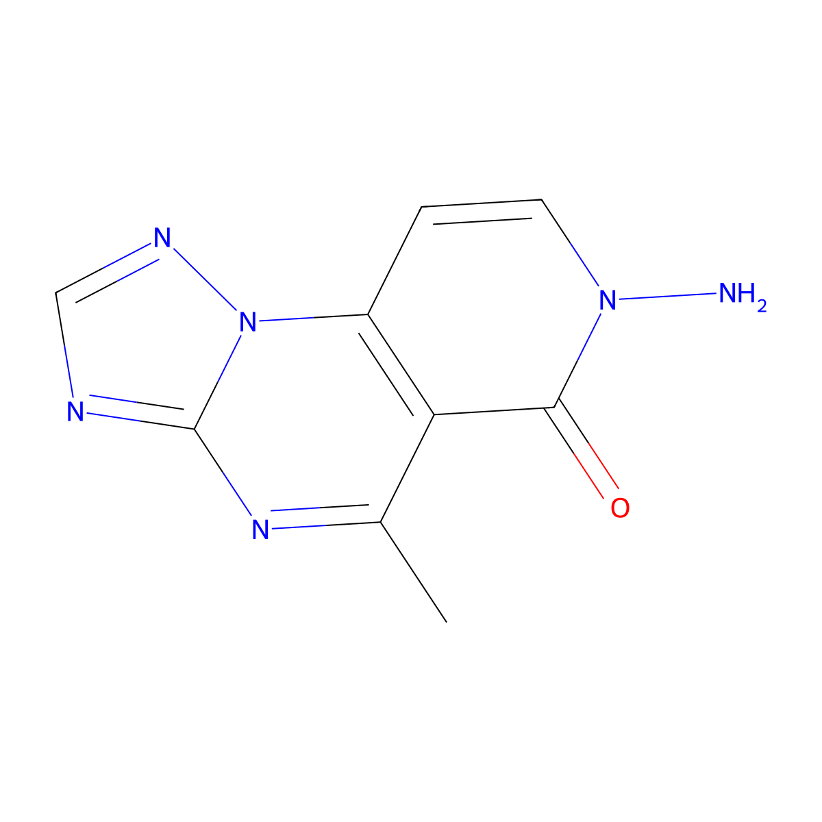7-amino-5-methylpyrido[3,4-e][1,2,4]triazolo[1,5-a]pyrimidin-6(7H)-one molecular structure, CAS 1211268-44-8