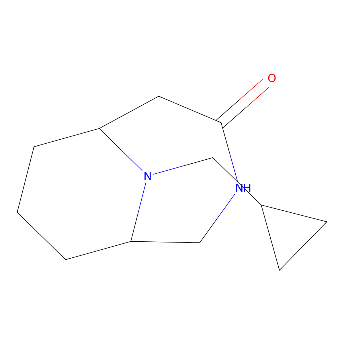10-(Cyclopropylmethyl)-3,10-diazabicyclo[4.3.1]decan-4-one molecular structure, CAS 1211342-12-9