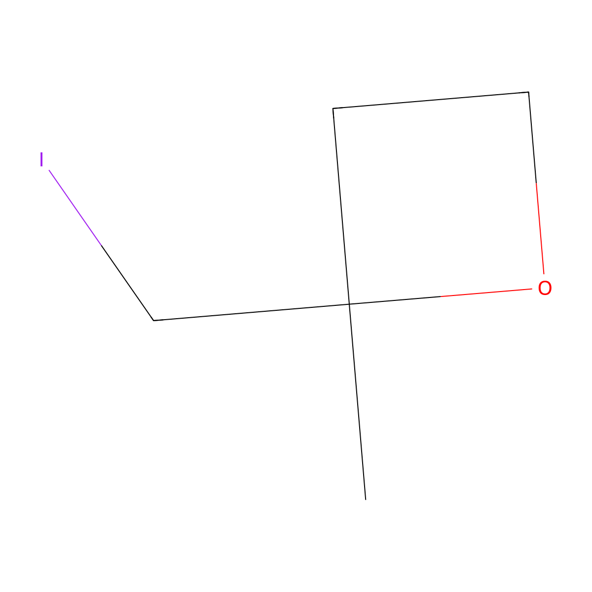 2-(Iodomethyl)-2-methyloxetane molecular structure, CAS 121137-98-2