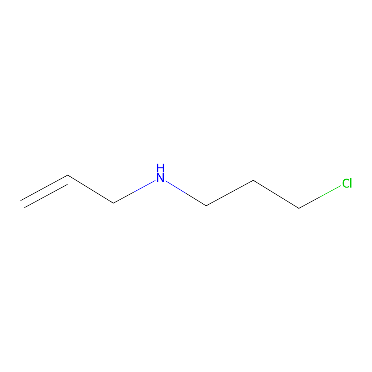 (3-Chloropropyl)(prop-2-EN-1-YL)amine molecular structure, CAS 1211447-32-3