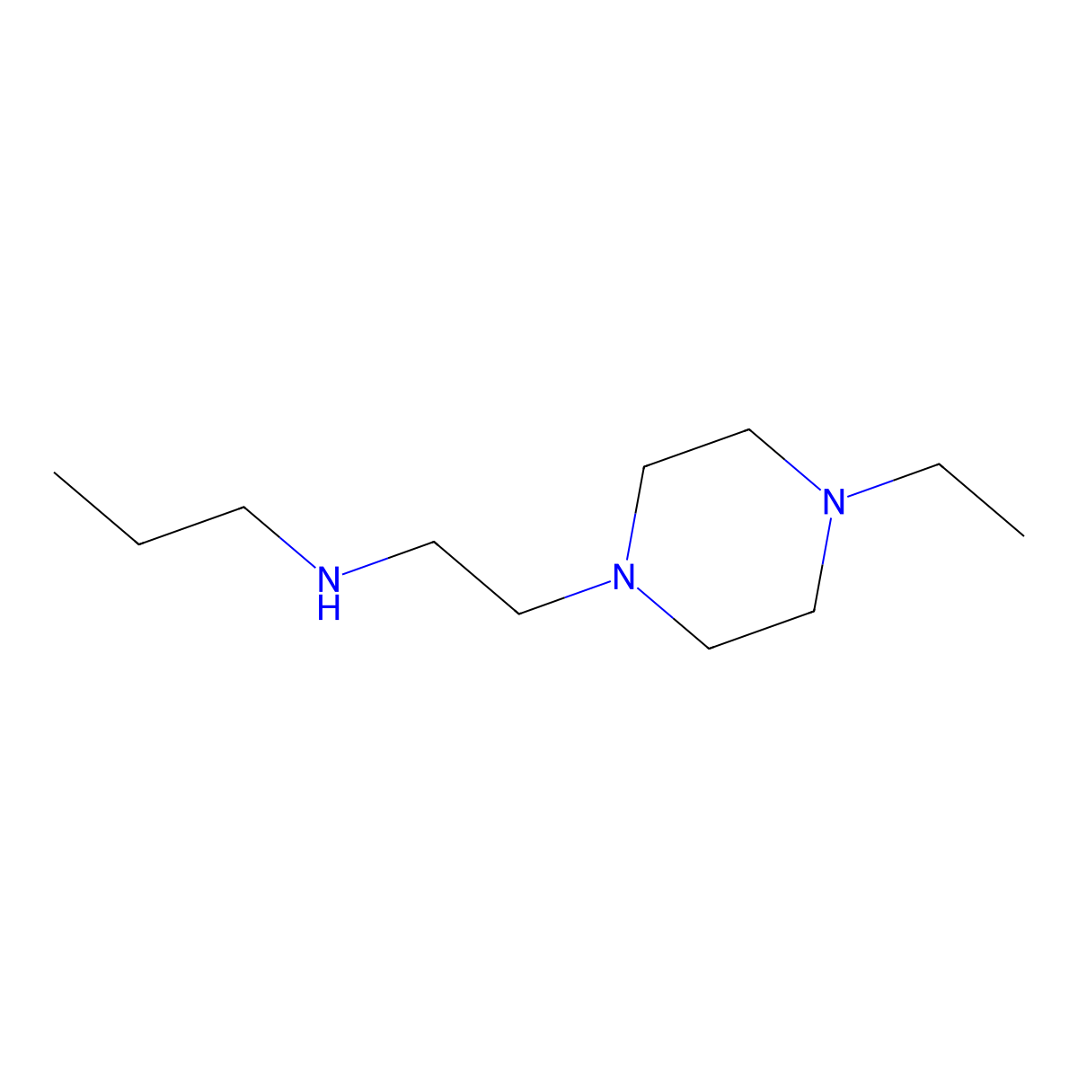 [2-(4-Ethylpiperazin-1-yl)ethyl](propyl)amine molecular structure, CAS 1211458-25-1