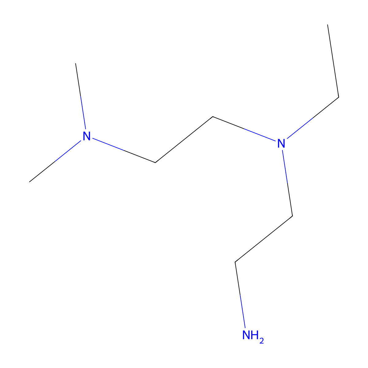 (2-Aminoethyl)[2-(dimethylamino)ethyl]ethylamine molecular structure, CAS 1211476-71-9