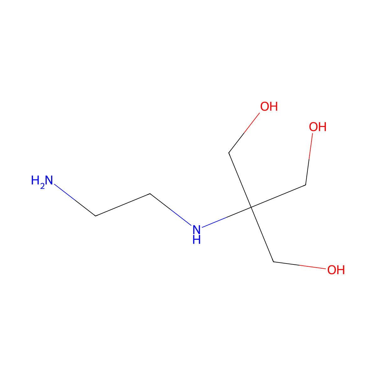 2-((2-Aminoethyl)amino)-2-(hydroxymethyl)propane-1,3-diol molecular structure, CAS 1211477-35-8