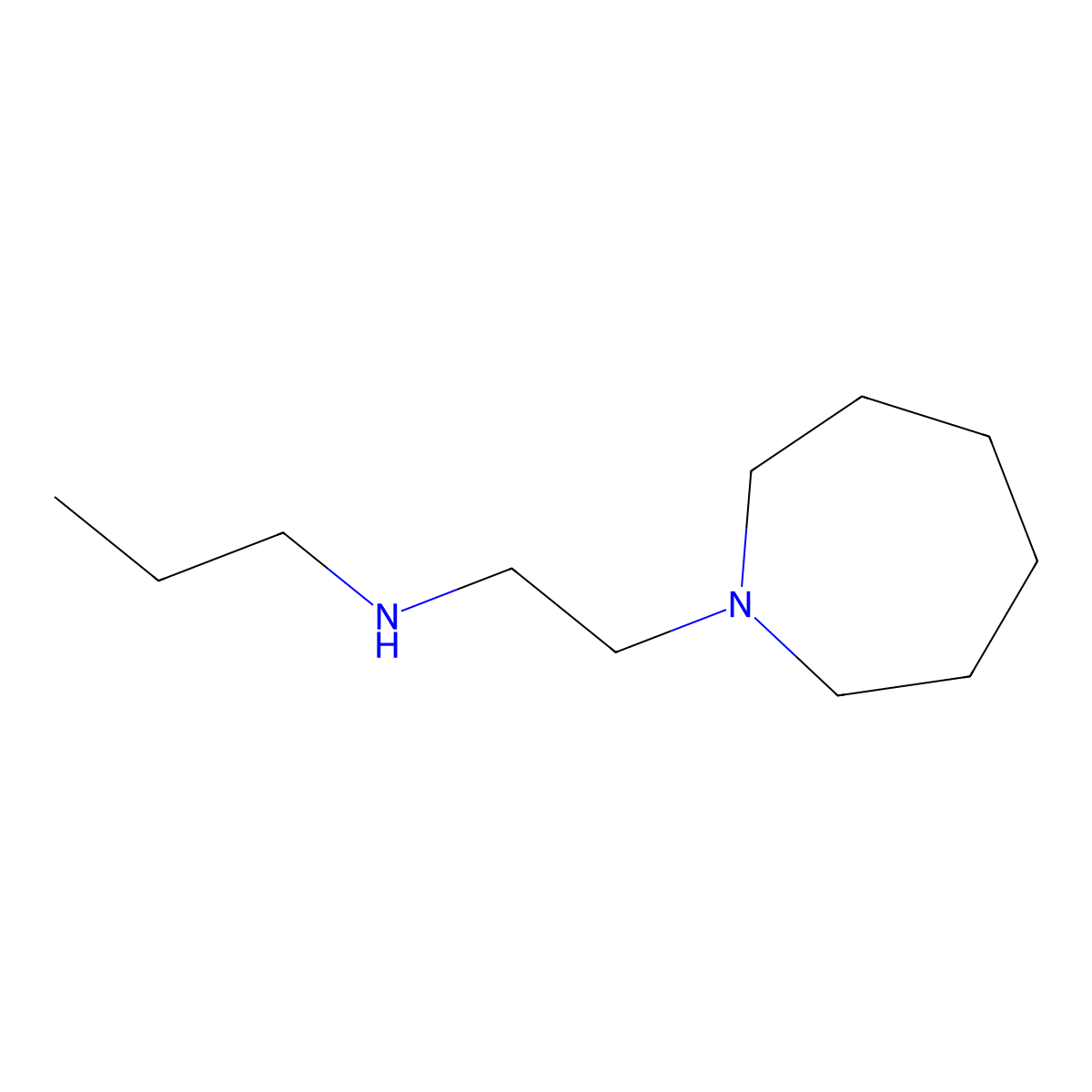 [2-(Azepan-1-yl)ethyl](propyl)amine molecular structure, CAS 1211478-00-0