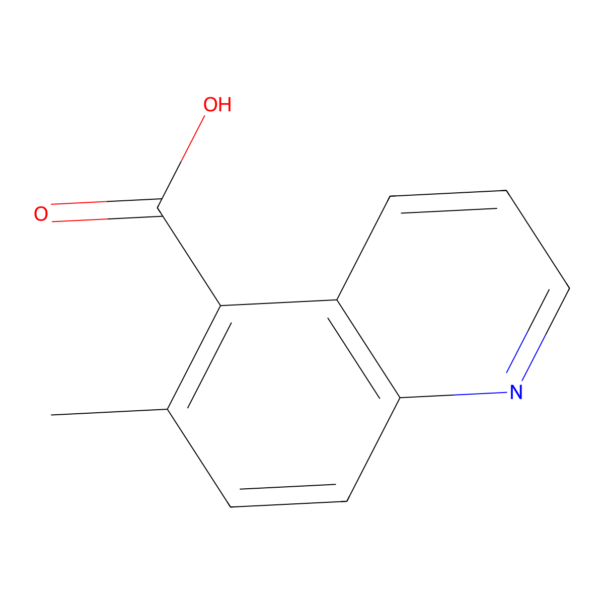 6-Methylquinoline-5-carboxylic acid molecular structure, CAS 1211488-26-4