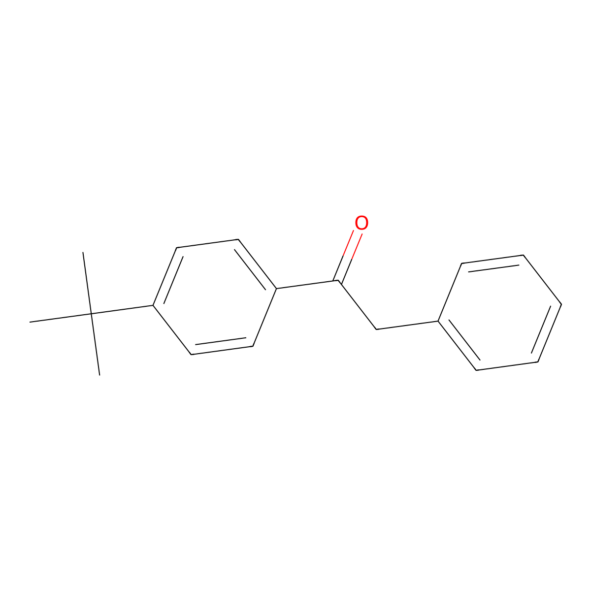 Ethanone, 1-[4-(1,1-dimethylethyl)phenyl]-2-phenyl- molecular structure, CAS 121149-70-0