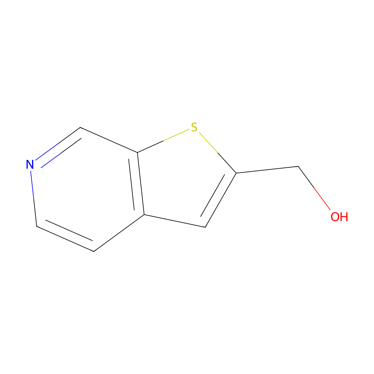 {Thieno[2,3-c]pyridin-2-yl}methanol molecular structure, CAS 1211505-65-5