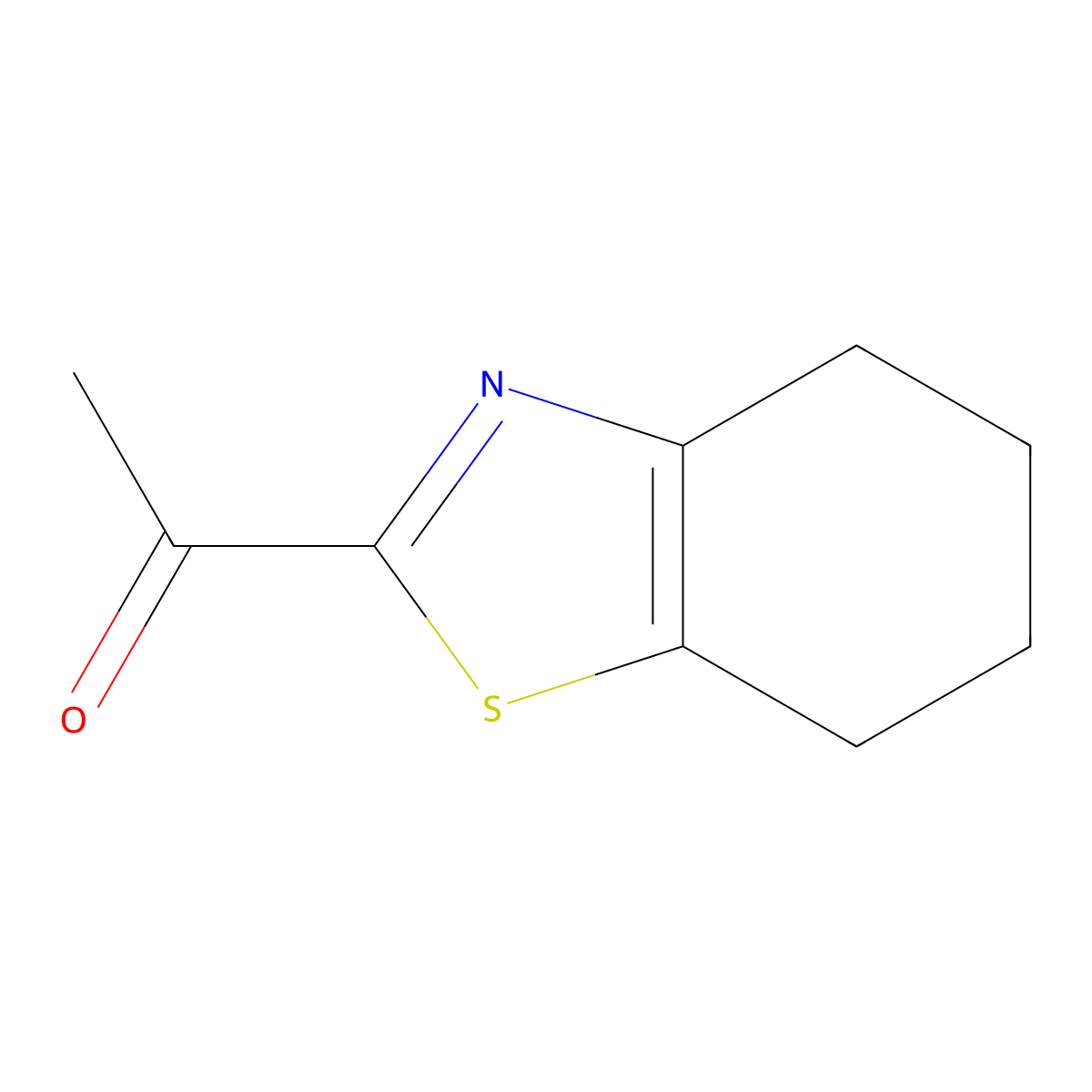 1-(4,5,6,7-Tetrahydro-1,3-benzothiazol-2-yl)ethan-1-one molecular structure, CAS 1211513-13-1