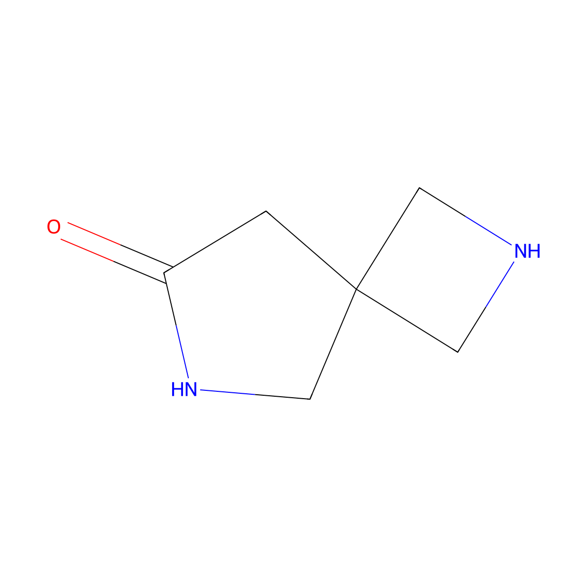 2,6-Diazaspiro[3.4]octan-7-one molecular structure, CAS 1211515-65-9