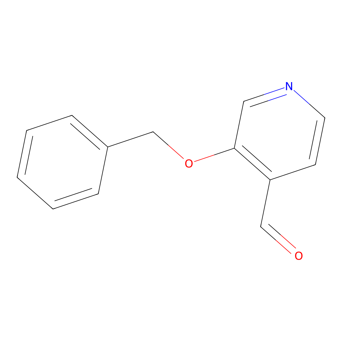 3-(Benzyloxy)isonicotinaldehyde molecular structure, CAS 1211517-19-9
