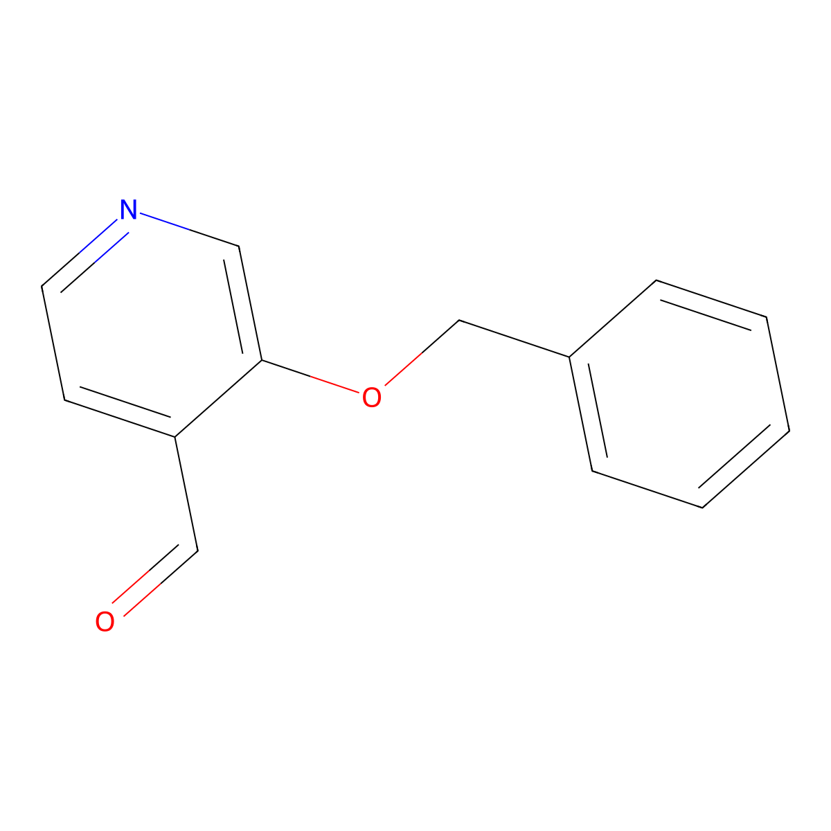 3-(Benzyloxy)isonicotinaldehyde molecular structure, CAS 1211517-19-9