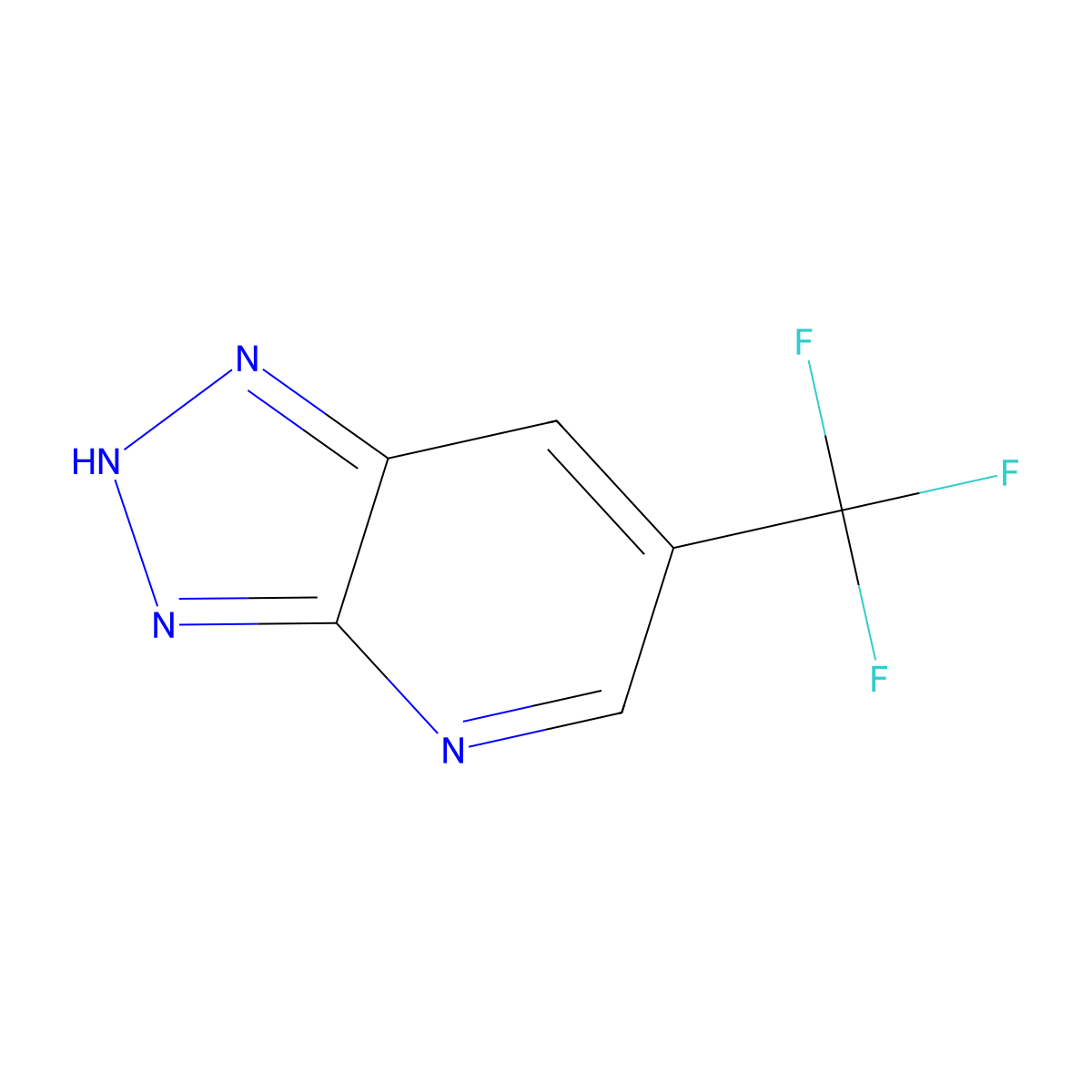 6-(Trifluoromethyl)-3H-[1,2,3]triazolo[4,5-b]pyridine molecular structure, CAS 1211520-86-3